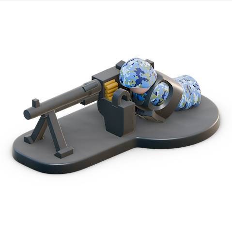 PLANMC Medium machine gunner